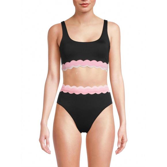 NEW BEACH RIOT marin top in sweet berry wave - Picture 1 of 5
